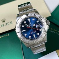 Rolex Yacht Master Silver Blue , снимка 1 - Мъжки - 41878932