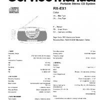 Panasonic RX-EX1 CD Radio Cassette Recorder, снимка 12 - Радиокасетофони, транзистори - 34599272