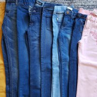 Детски дънки за момиченца от 6 до 12 год., снимка 2 - Детски панталони и дънки - 34184029