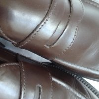 Мъжки обувки от солиден телешки бокс,размер 81/2UK,тъмно кафяви, снимка 6 - Официални обувки - 40894232