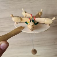 Забавна дървена играчка , снимка 2 - Декорация за дома - 39281213