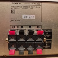 Усилвател  SONY TA-AX220, снимка 9 - Ресийвъри, усилватели, смесителни пултове - 41973154