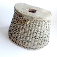стар плетен кош / кошница за риба, снимка 4 - Антикварни и старинни предмети - 41907977