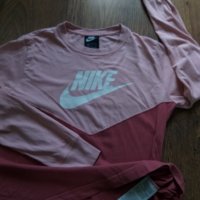 NIKE Heritage Long Sleeve Color Block Top - страхотна дамска блуза , снимка 7 - Спортни екипи - 35663787