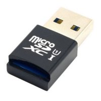 CardReader Mini Четец на карти Digital One SP00147 SY-162 mini за MicroSD карти на USB черен, снимка 1 - Кабели и адаптери - 32198957