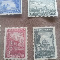 1942 Пощенски марки Сърбия-манастири Немска окупация , снимка 6 - Филателия - 44490808