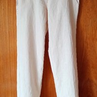Прав ленен панталон с ниска талия , снимка 1 - Панталони - 42032161