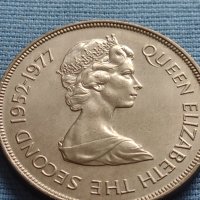Монета 25 пенса 1977г. Великобритания 25г. От възкачването на Кралица Елизабет втора 40432, снимка 4 - Нумизматика и бонистика - 42697749