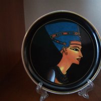 Сувенирни чинийки 2 броя с изображения от древен Египет, снимка 2 - Декорация за дома - 41816295