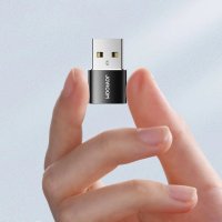 Адаптер JOYROOM от USB Type С от женско към мъжко, черен, снимка 3 - Друга електроника - 41453453
