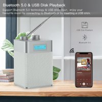 Цифрово и FM радио преносимо DAB радио USB MP3 плейър с Bluetooth/U, снимка 4 - Радиокасетофони, транзистори - 41808481