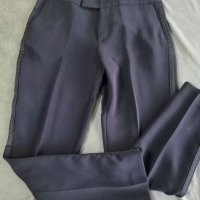 Тъмно син панталон с кант , снимка 4 - Панталони - 36005180