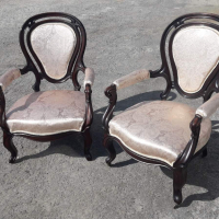 Кресла антикварни-2бр., снимка 1 - Дивани и мека мебел - 36306160