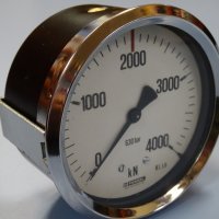 Манометър Fessel 630 bar 4000kN Ф 100 pressure gauge, снимка 7 - Резервни части за машини - 39001414
