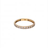 Златен дамски пръстен 1,12гр. размер:55 14кр. проба:585 модел:15057-5