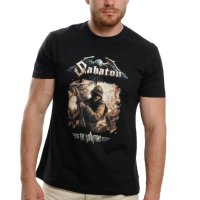 Нова мъжка тениска с дигитален печат на музикалната група Sabaton - The last stand С ГРЪБ, снимка 1 - Тениски - 40433876