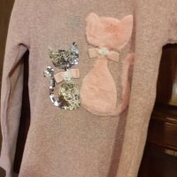 Детска розова топла блуза , снимка 4 - Детски Блузи и туники - 39252483