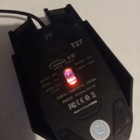 Мишка Nowmink - геймърска, кабелна USB, светеща, снимка 6 - Клавиатури и мишки - 41553543