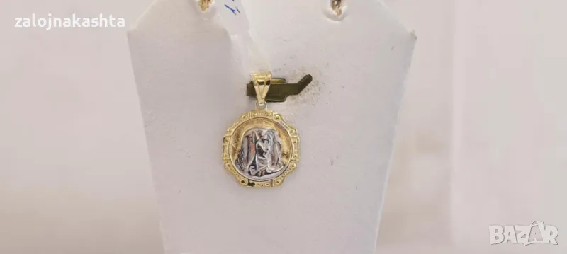 Нова Златна икона-1,34гр/14кр, снимка 1