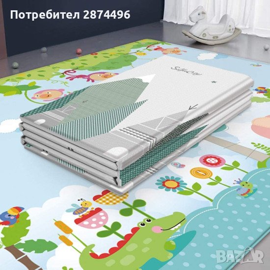 3887КРОКОДИЛ Детско килимче от термо пяна , снимка 1