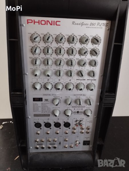 PHONIC roadgear 260 - миксер с усилвател (power mixer), снимка 1