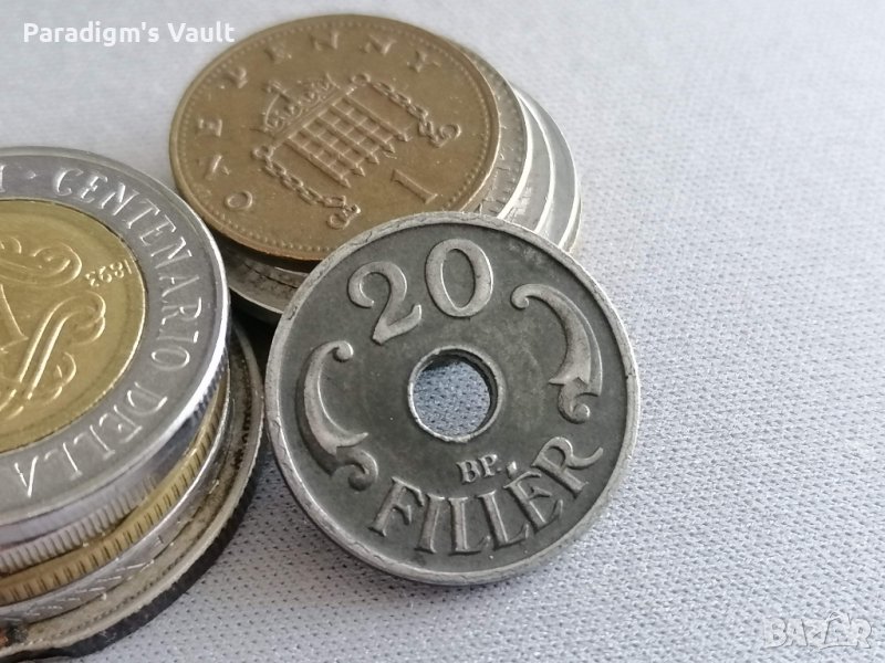 Монета - Унгария - 20 филера | 1941г., снимка 1