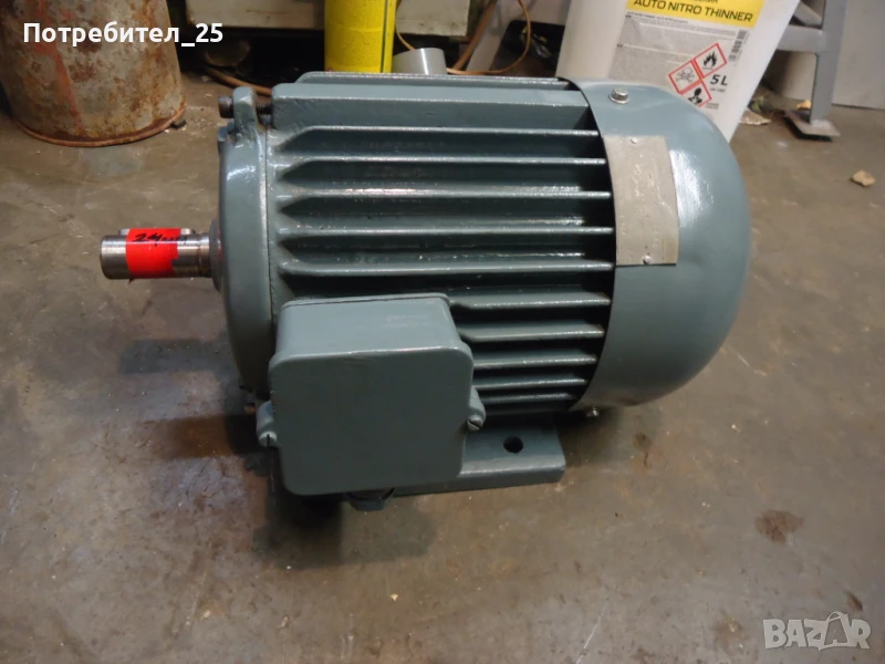 Трифазен ел.мотор 1,5KW - 1400 об/мин., снимка 1