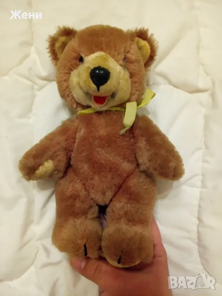 Старо мохерно мече с подвижни крайници, снимка 1