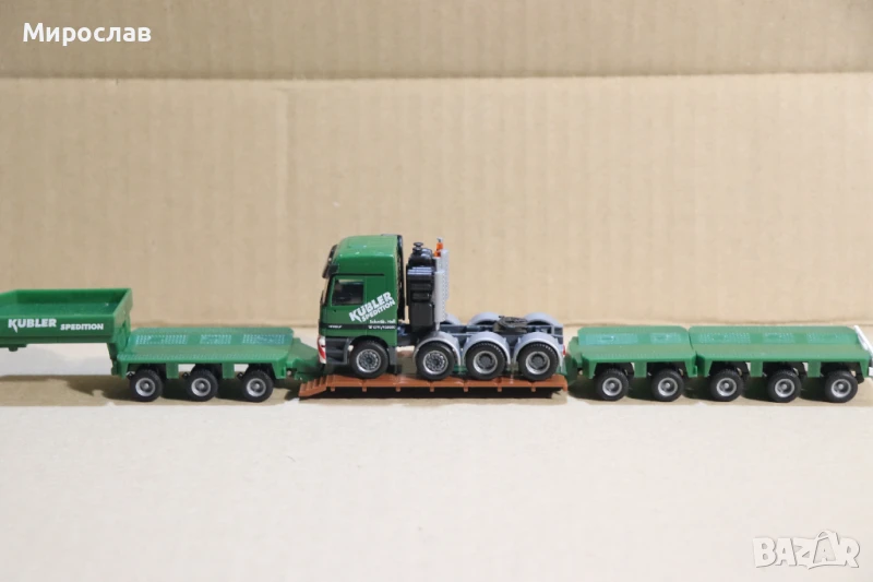 	HERPA H0 1/87 MERCEDES ACTROS ВЛЕКАЧ КАМИОН ТИР МОДЕЛ ТЕЖКОТОВАРЕН ТРАНСПОРТ, снимка 1