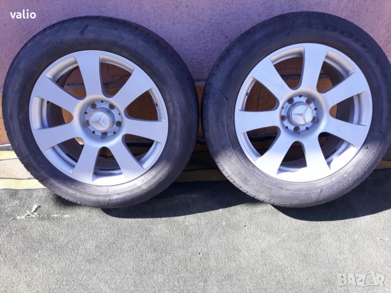 2БР ГУМИ С ДЖАНТИ 5/112/17  MERCEDES E,S, снимка 1
