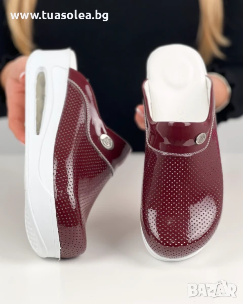 🥁 Намаление - Дамско анатомично медицинско сабо на платформа | Марка Tuasolea, снимка 1