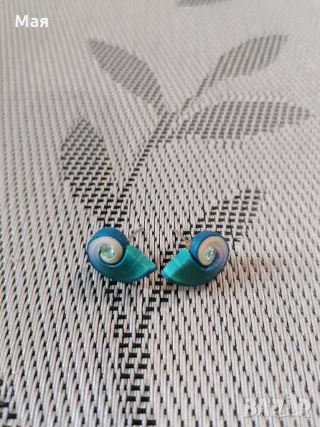 Обеци рапанчета Hand made, снимка 1