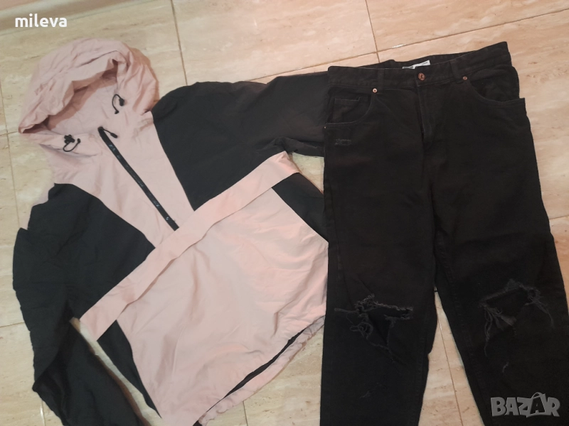 Мъжки лот дънки и ветровка , снимка 1