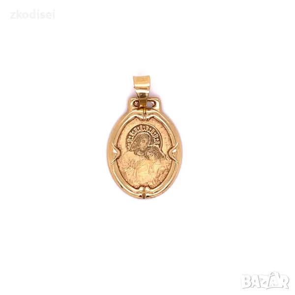 Златен медальон 0,84гр. 14кр. проба:585 модел:29963-5, снимка 1