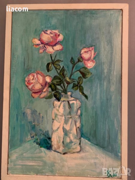 КАЛИНА ДИМИТРОВА масло/натюрморт, снимка 1