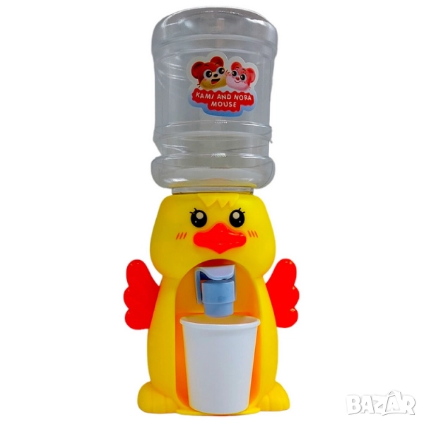 Мини детски диспенсър за вода - пате, капибара, жабче, снимка 1