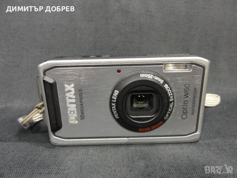 ФОТОАПАРАТ PENTAX OPTIO W60 10MP DIGITAL CAMERA, снимка 1