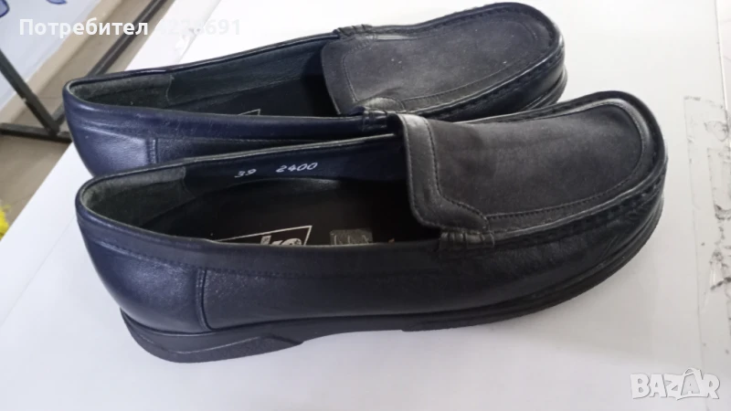 Дамски кожени мокасини  N 39, снимка 1