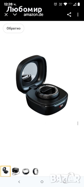 OBA Ring-R10 поколение, NFC четец, Smart Ring, стъпки, разстояние, калории, кардио, качество съня, , снимка 1