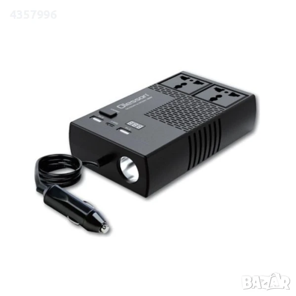 Преобразувател на напрежение от 12V/24V на 220V, 1664, 500W, снимка 1