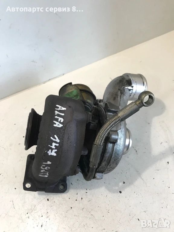 Турбокомпресор Garrett за Alfa Romeo 147 2004 1.9 JTD Оригинален 46786079 712766-1, снимка 1