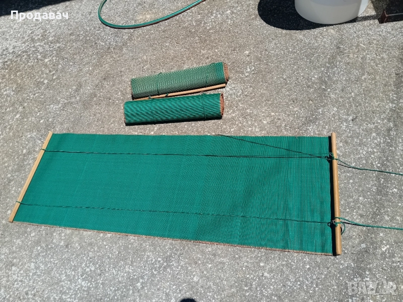 автентични ретро щори с бамбукова вложка- винтидж стил , снимка 1