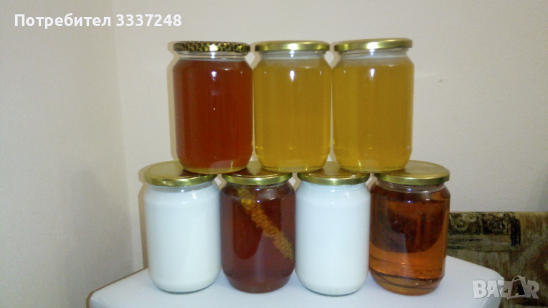 Мед манов акация кестен бодил бял мед крем лавандула букет от Цяла Южна България , снимка 1