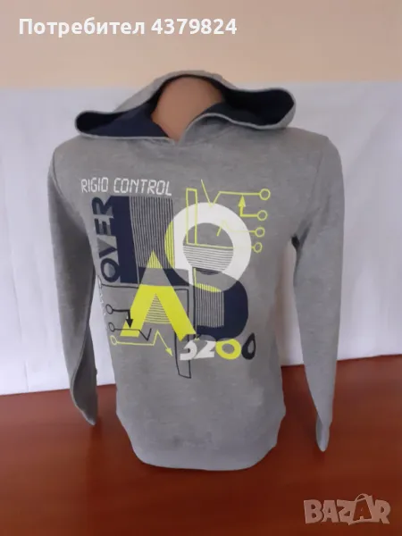 Нов детски немски суичър с качулка., р.134/140 см, снимка 1