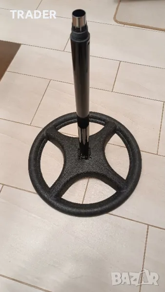 тръба черна стойка , поставка, снимка 1
