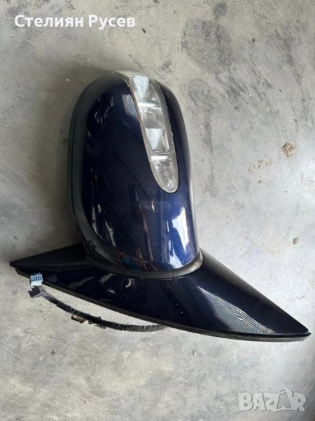 ляво огледало с мигач за  mercedes R class 2007 -цена 120 лв -цвят тъмно син металик -здраво , работ, снимка 1