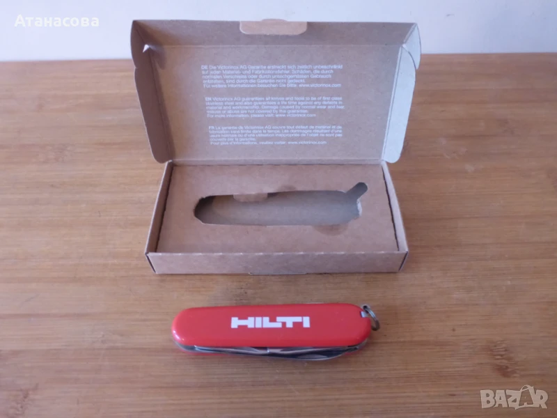 Ново джобно ножче Victorinox 6 инструмента HILTI Хилти, снимка 1