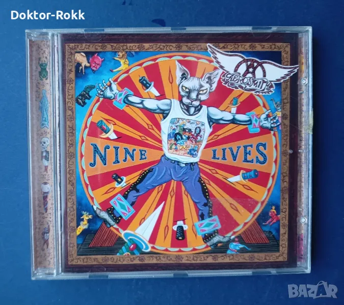 Aerosmith - nine lives 1998 CD, снимка 1