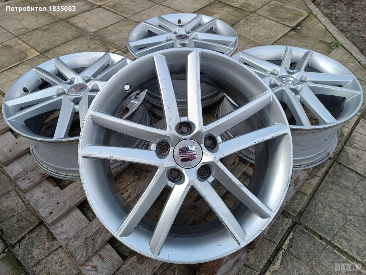 Лети джанти 17ки 5х112 Seat, снимка 1