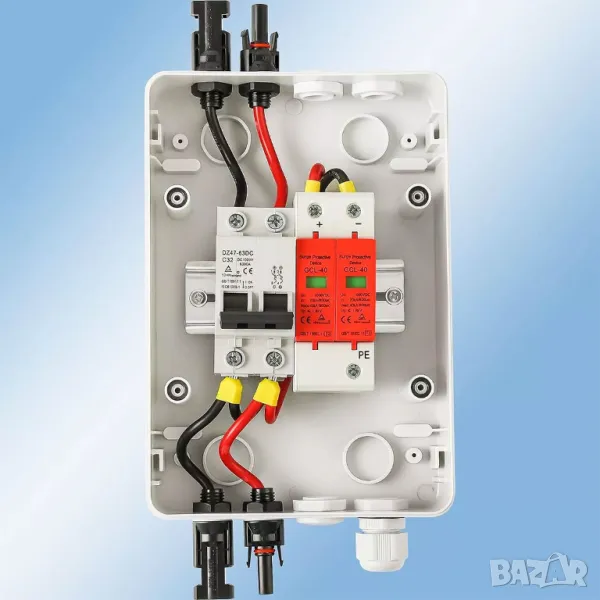 Готово Соларно Табло 32А с Мълниезащита и 2 броя стрингове, снимка 1